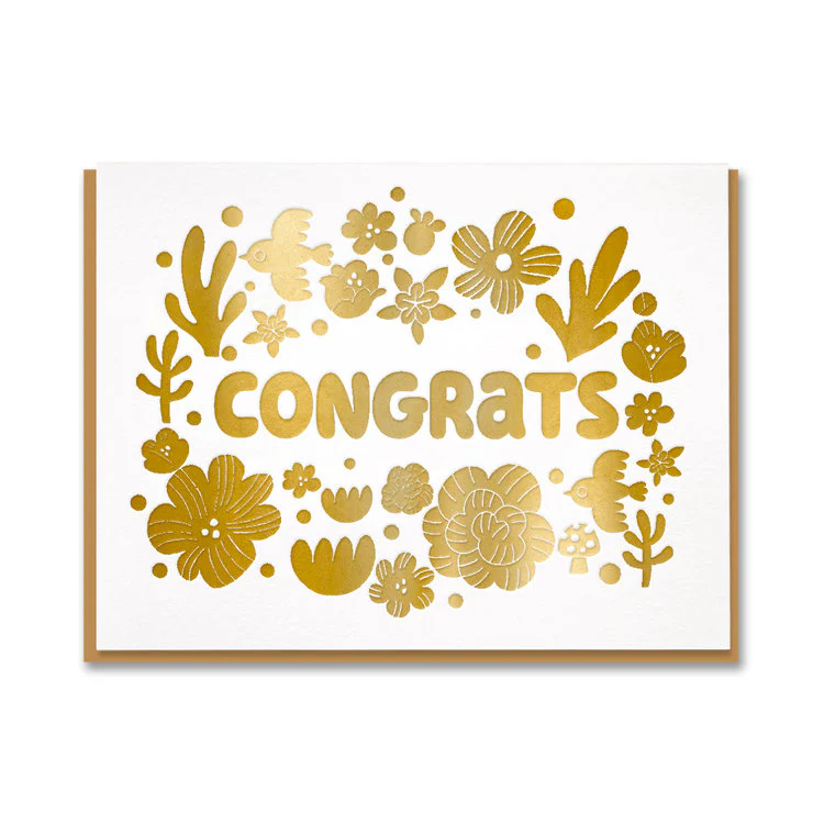 1973 - Congrats Birds And Flowers