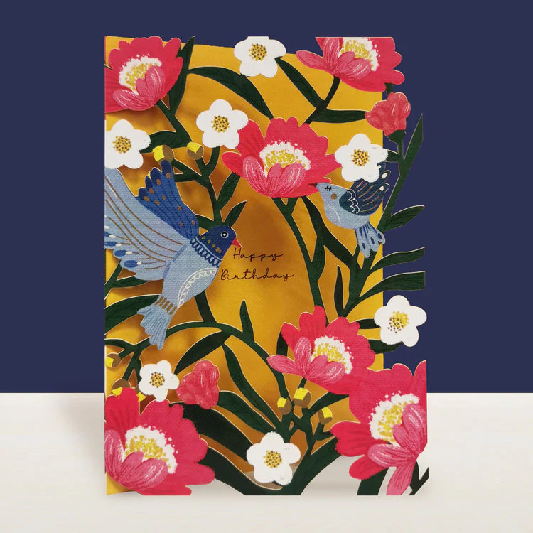 Alljoy  - Birthday Birds And Flowers