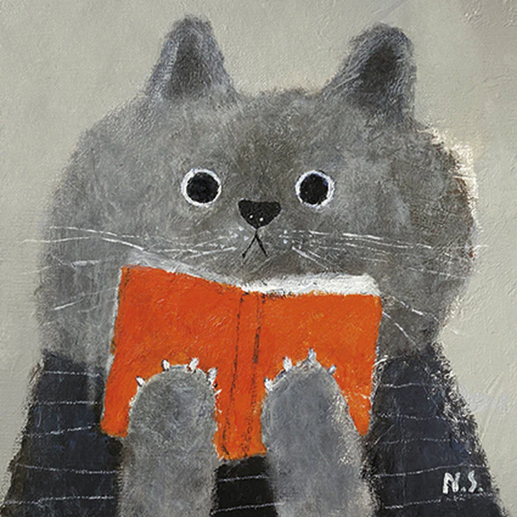 Artpress - Cat And The Book