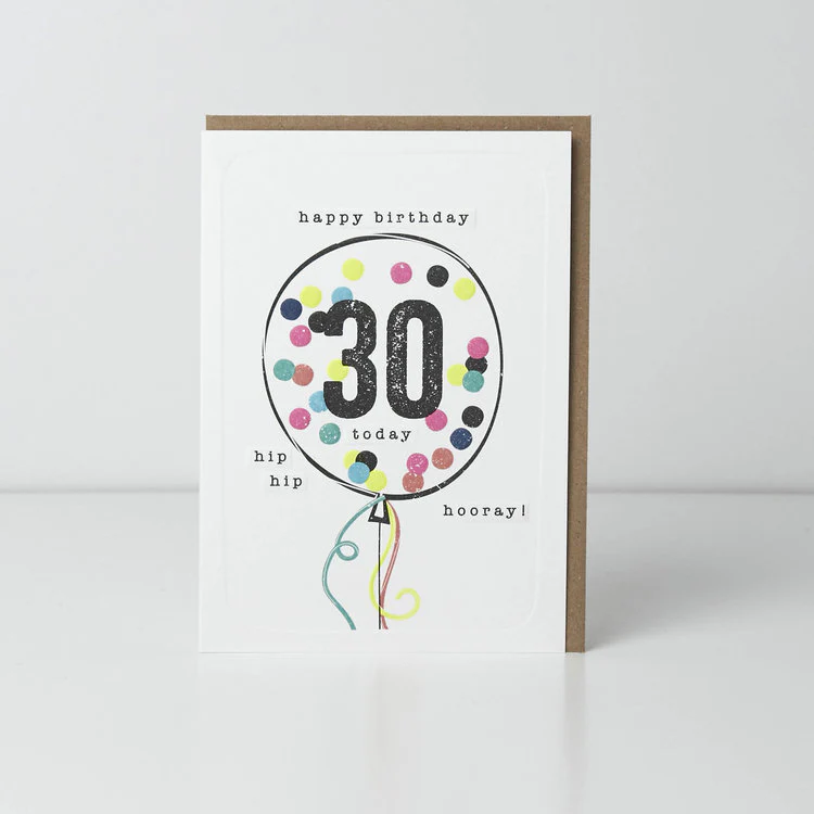 Belly Button - 30Th Birthday Balloon