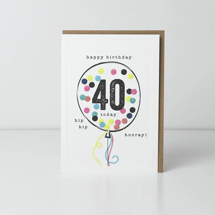 Belly Button - 40Th Birthday Balloon