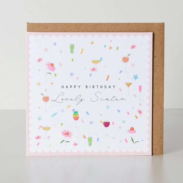 Belly Button - Ditsy Birthday Sister