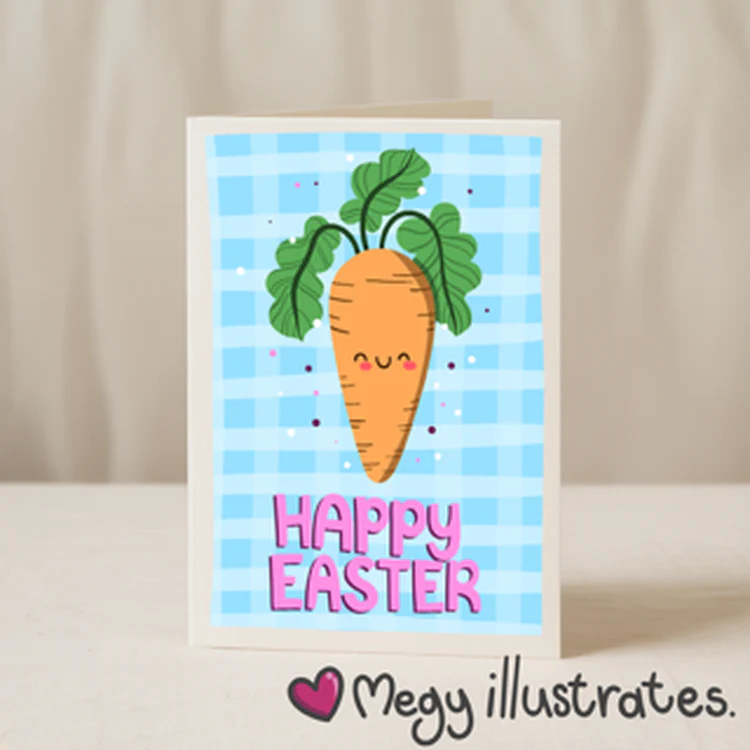 Blue Iris - Happy Easter Carrot