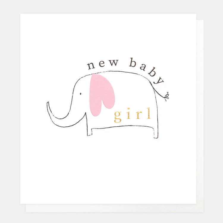 Caroline Gardner - Baby Girl Pink Elephant
