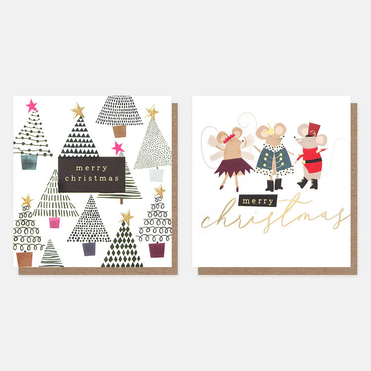 Caroline Gardner - Christmas Trees And Mouse Duo