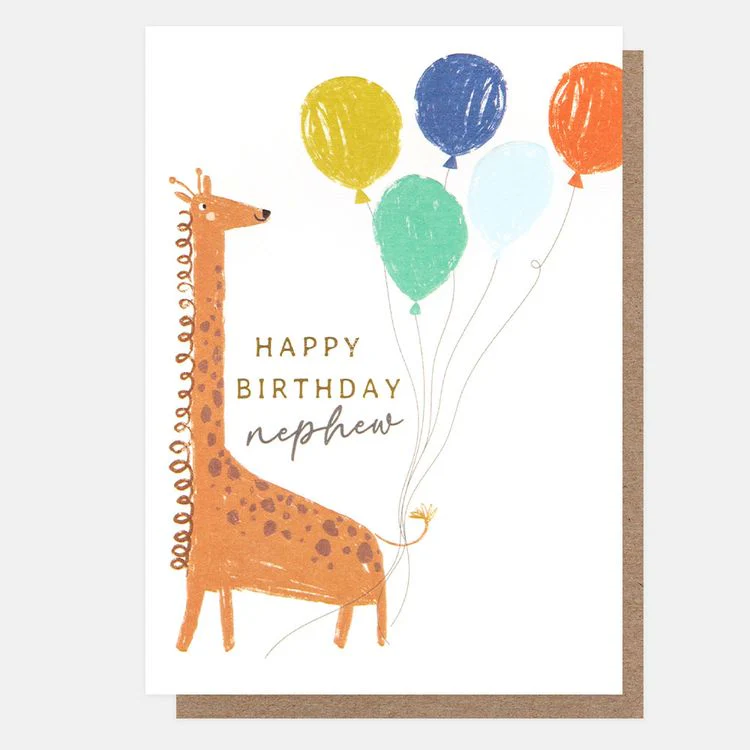 Caroline Gardner - Happy Birthday Nephew Giraffe