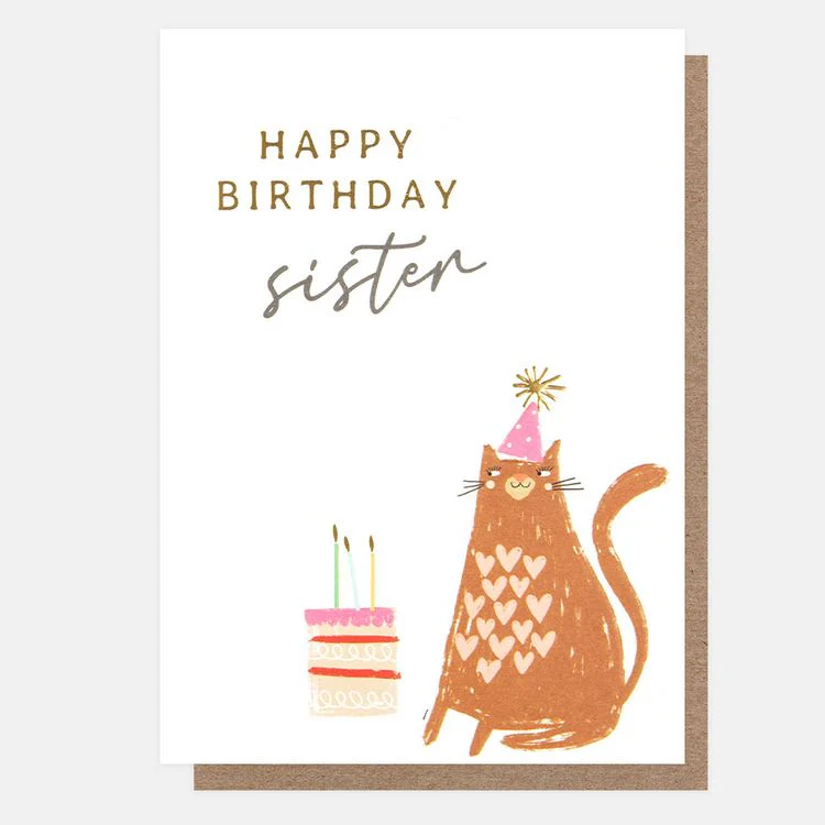 Caroline Gardner - Happy Birthday Sister Cat