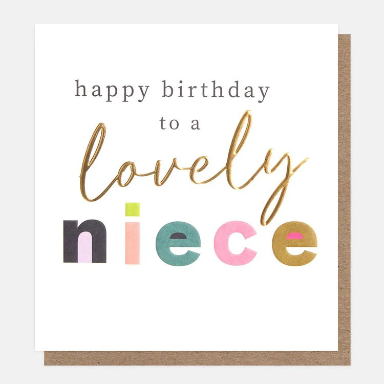 Caroline Gardner - Happy Birthday To A Lovely Niece