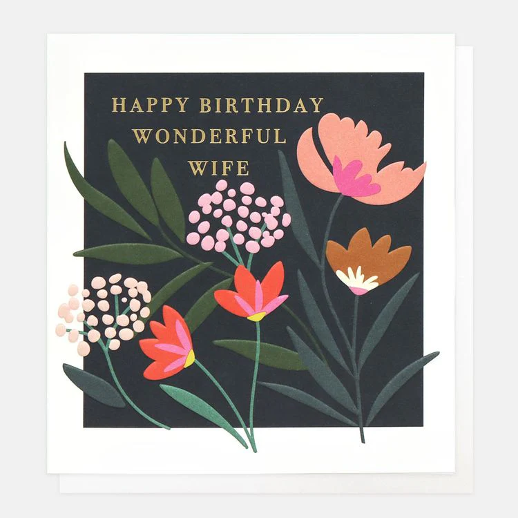 Caroline Gardner - Happy Birthday Wonderful Wife