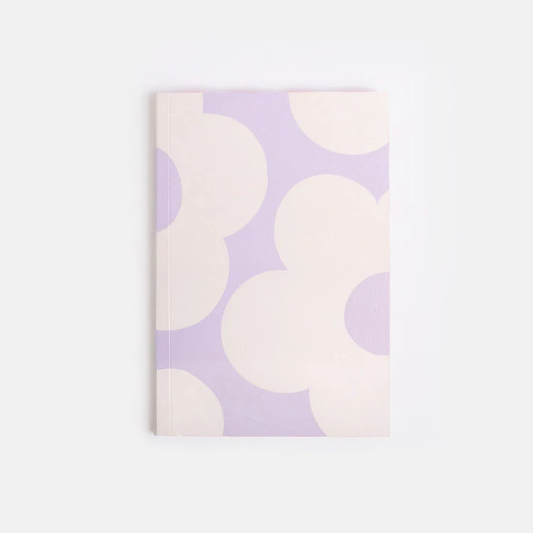 Caroline Gardner - Lilac Flower A6 Softback Notebook - Image 4