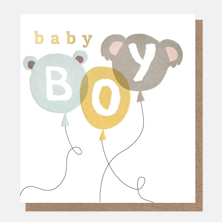 Caroline Gardner Publishing - Baby Boy Bunch Of Balloons