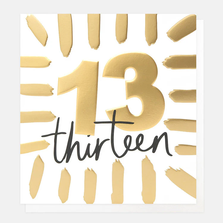 Caroline Gardner  - Shine Brushstrokes 13th Birthday
