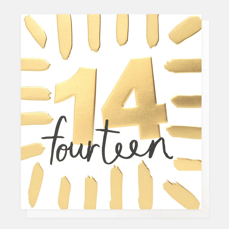 Caroline Gardner  - Shine Brushstrokes 14th Birthday