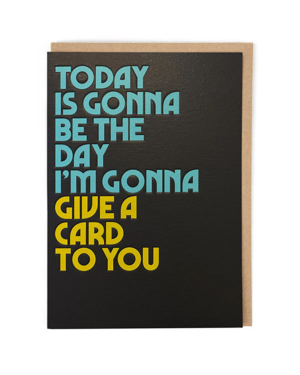 Cath Tate - Give A Card To You
