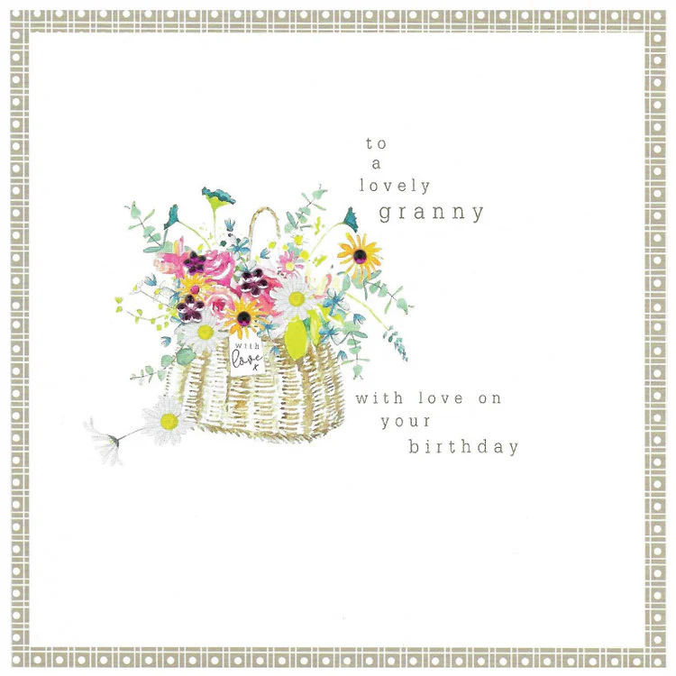 Cinnamon Aitch Ltd - Lovely Granny Flower Basket