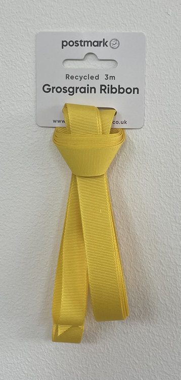 Cole Fabrics - Grosgrain 3m Ribbon - Yellow