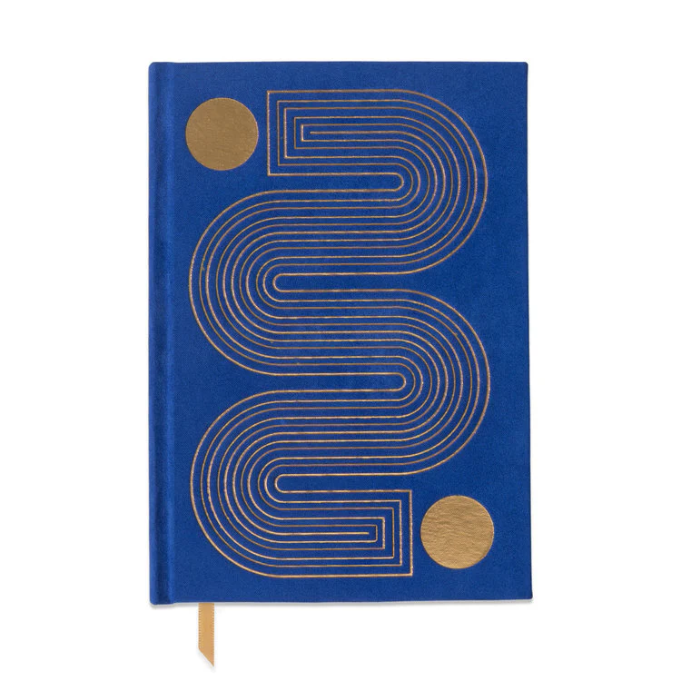 Designwork Collective - Cobalt A5 Suedette Notebook