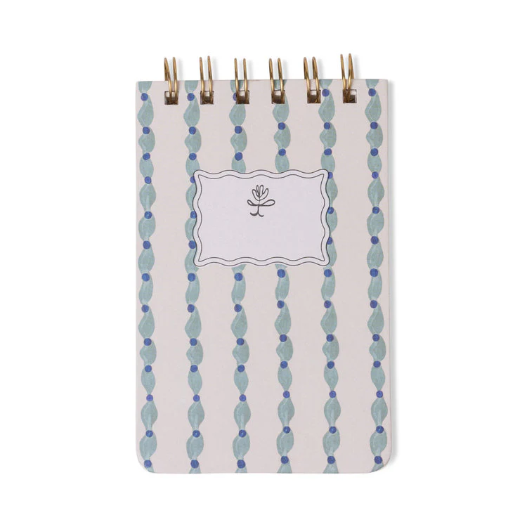 Designwork Collective - Tulip Twin Wavy Blue Notepad