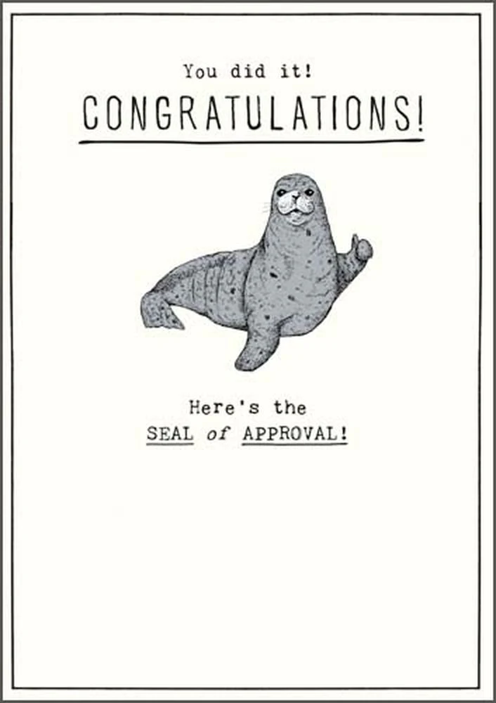 Etched - Congratulations - Seal Of Approval