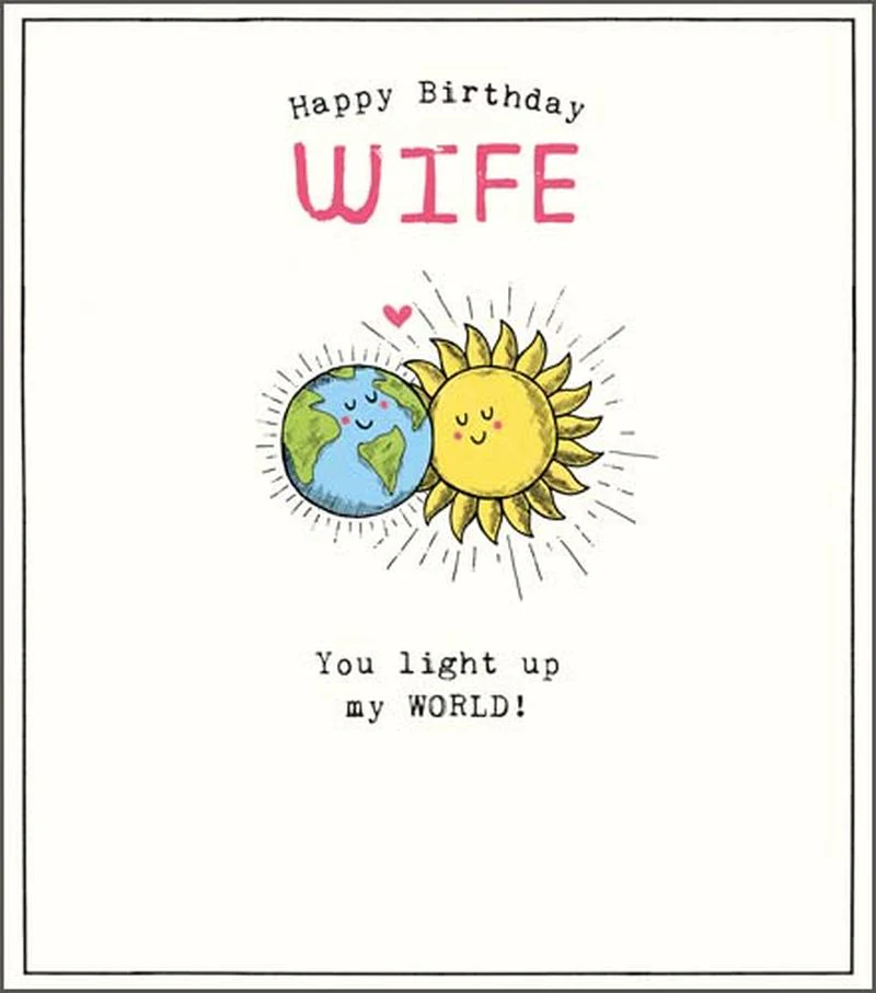 Etched - Happy Birthday Wife