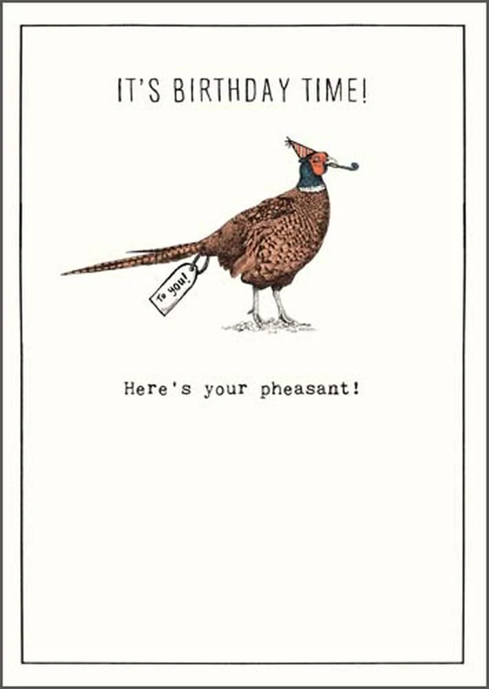 Etched - Here's Your Pheasant
