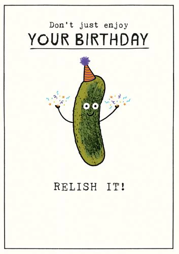 Etched - Relish Your Birthday