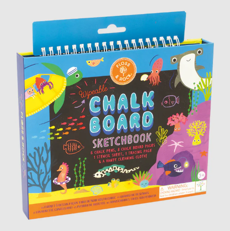 Floss and Rock - Chalkboard Sketchbook - Ocean