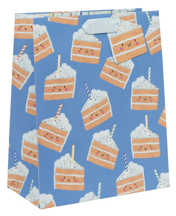 Glick - Gift Bag Med Cakey Blue