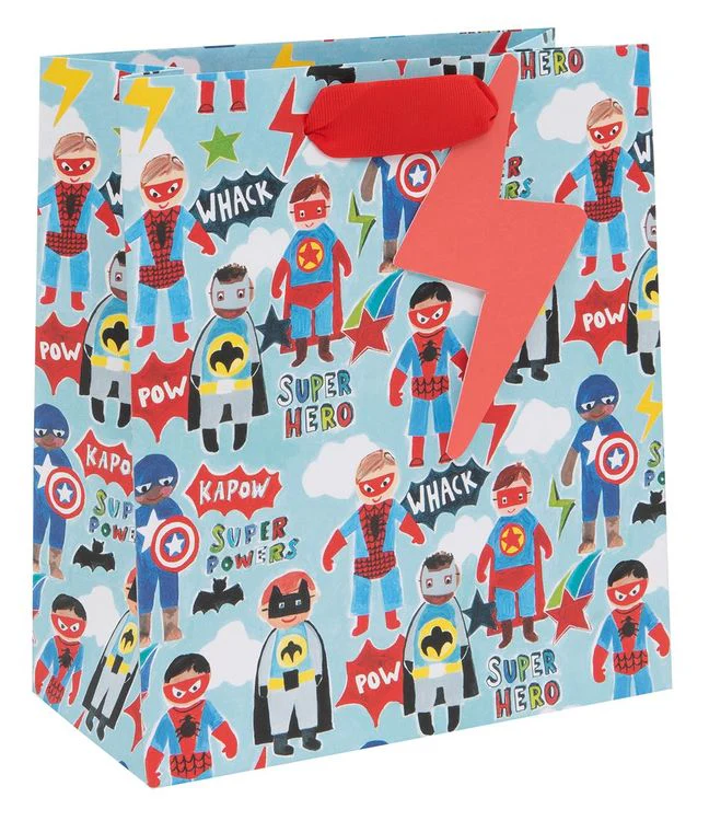 Glick - Gift Bag Med - Superheros