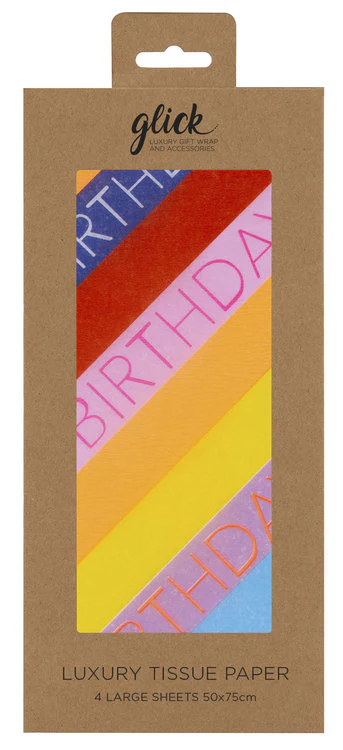 Glick - Tissue Birthday Slide