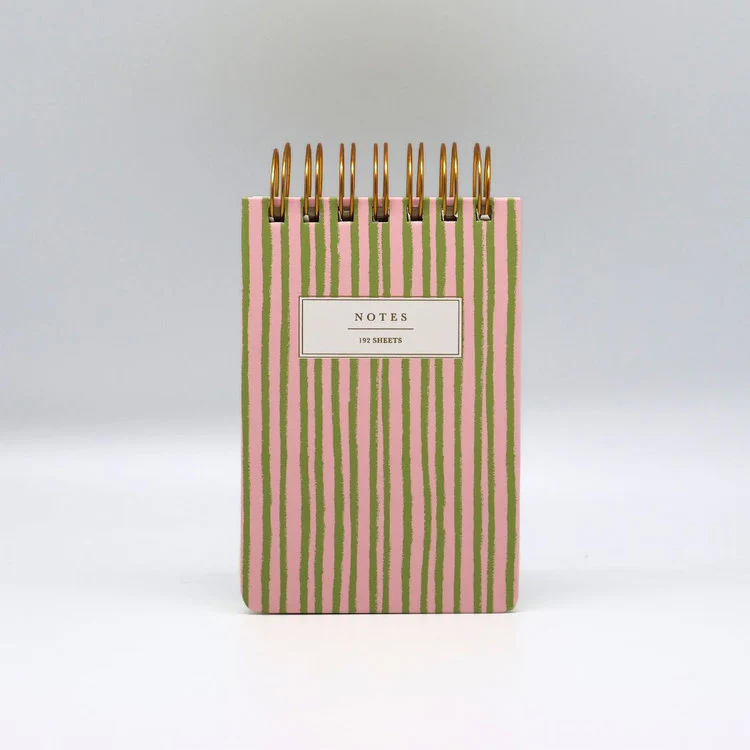 Great British Card Co - Drawn Stripe A6 Wiro NtBk