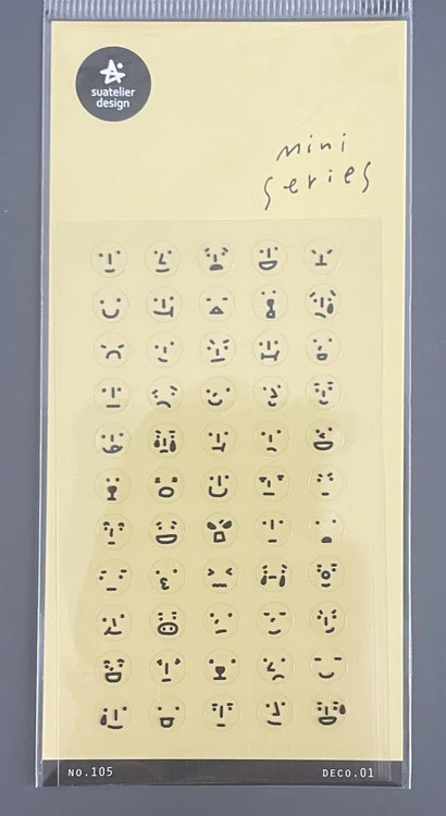 Suatelier - Deco.01 Faces Stickers