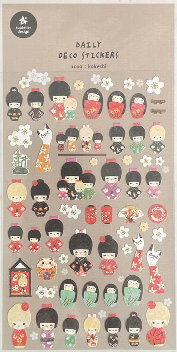 Suatelier - Kokeshi Stickers