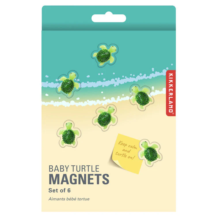 Kikkerland - Baby Turtle Magnets