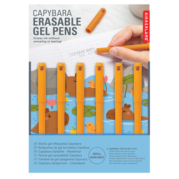 Kikkerland - Capybara Erasable Pen