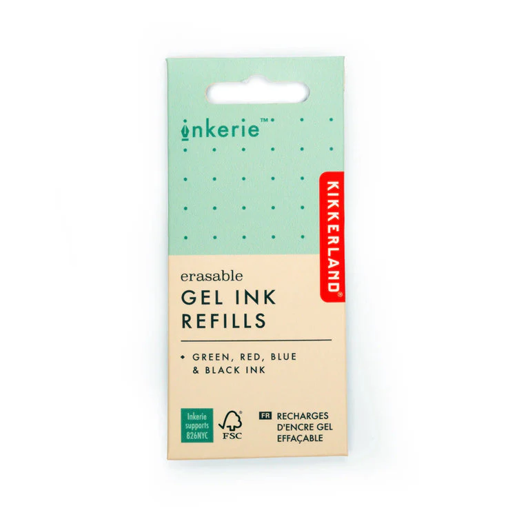Kikkerland - Erasable Ink Refill S/4 For Ink27-A