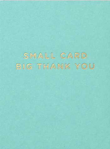 Lagom - Small Card Big Thank You