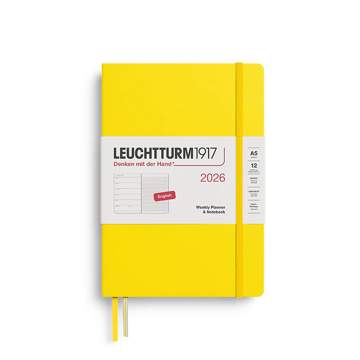Leuchtturm 1917 - A5 WTV Notebook Lemon 2026