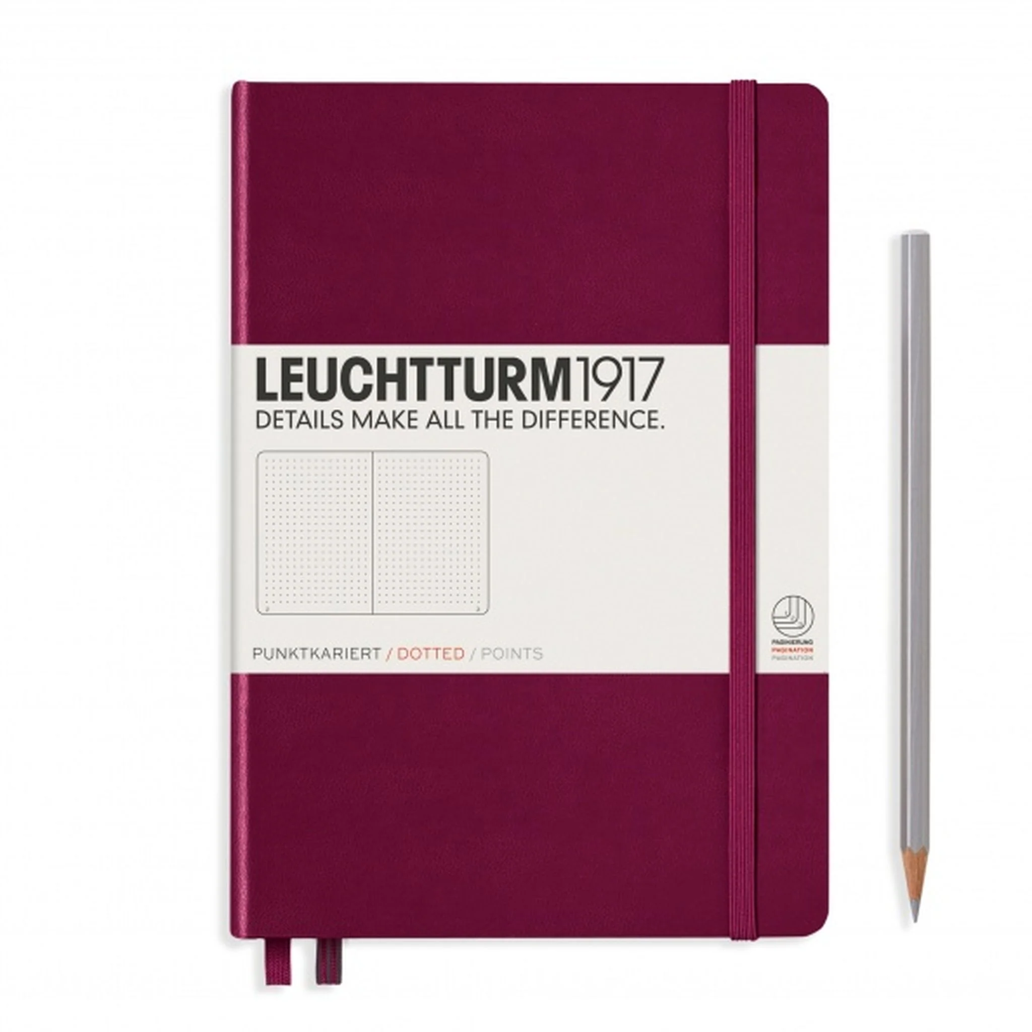 Leuchtturm A5 Dotted Notebook - Port Red