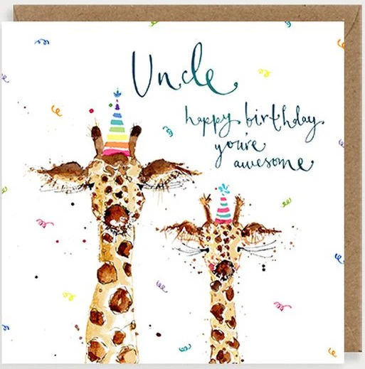 Louise Mulgrew - Uncle Birthday Giraffes