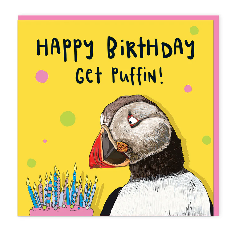 Lovely Paper Stuff - Birthday Get Puffin