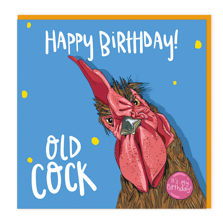 Lovely Paper Stuff - Happy Birthday Old Cock
