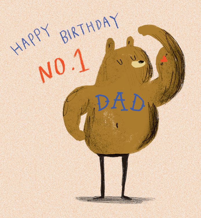 Meraki - No 1 Dad Bear