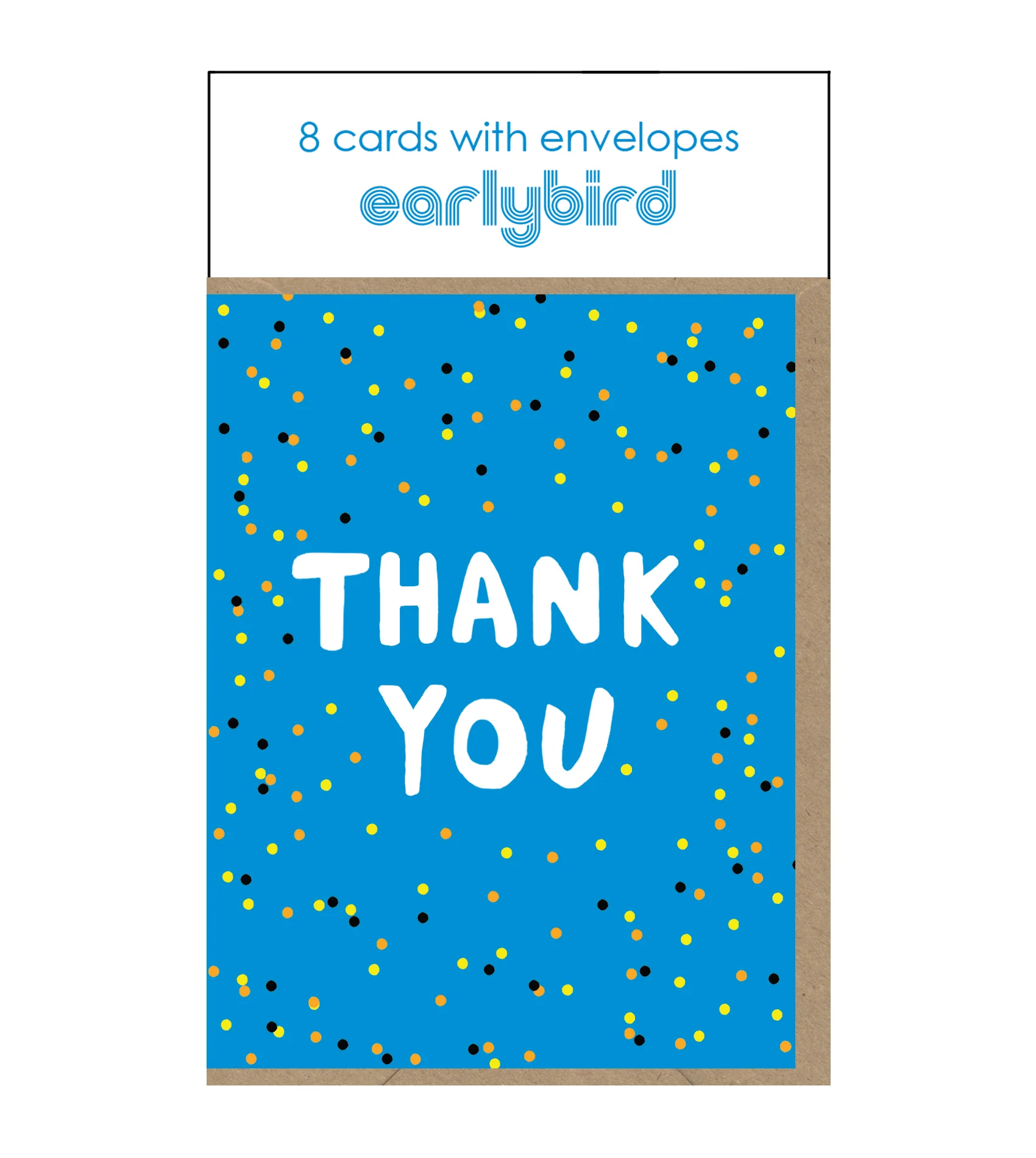 Mini Thank you Pack x 8 - Blue