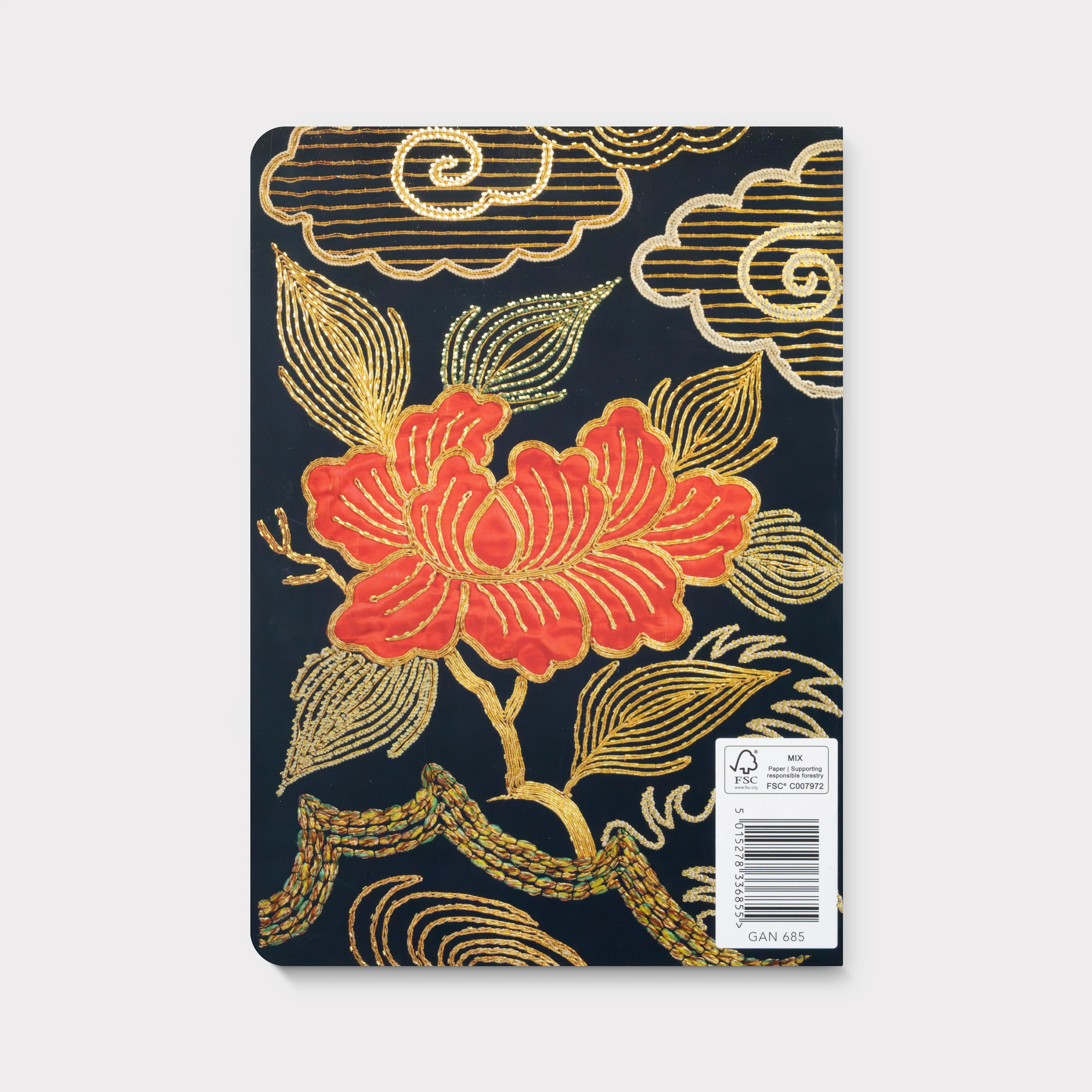 Museums And Galleries - Kimono Flower A5 Notebook - Image 3