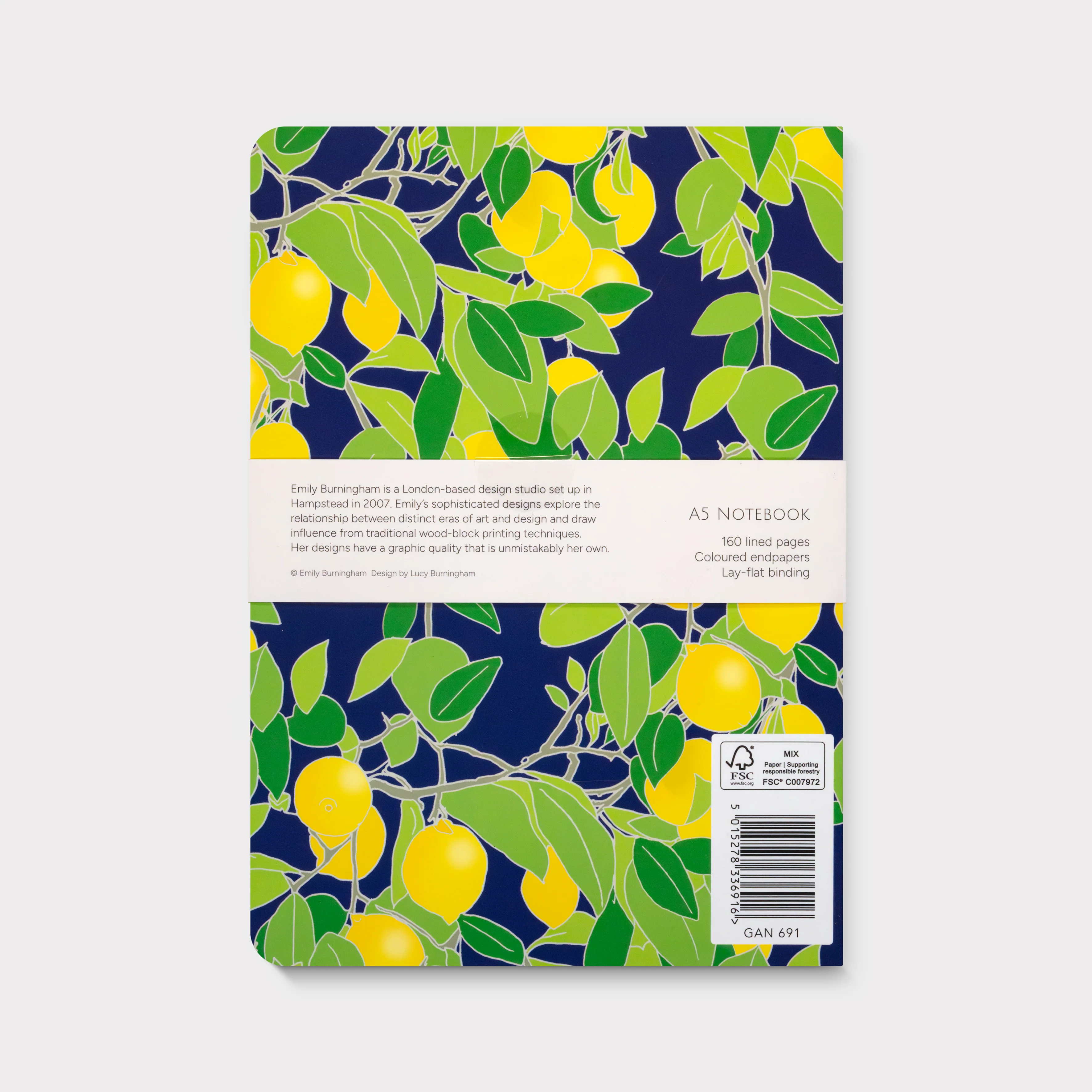 Museums And Galleries - Lemon Grove A5 Notebook - Image 3