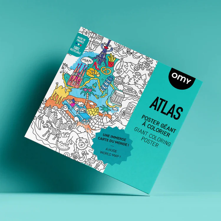 Omy - Coloring Poster - Atlas