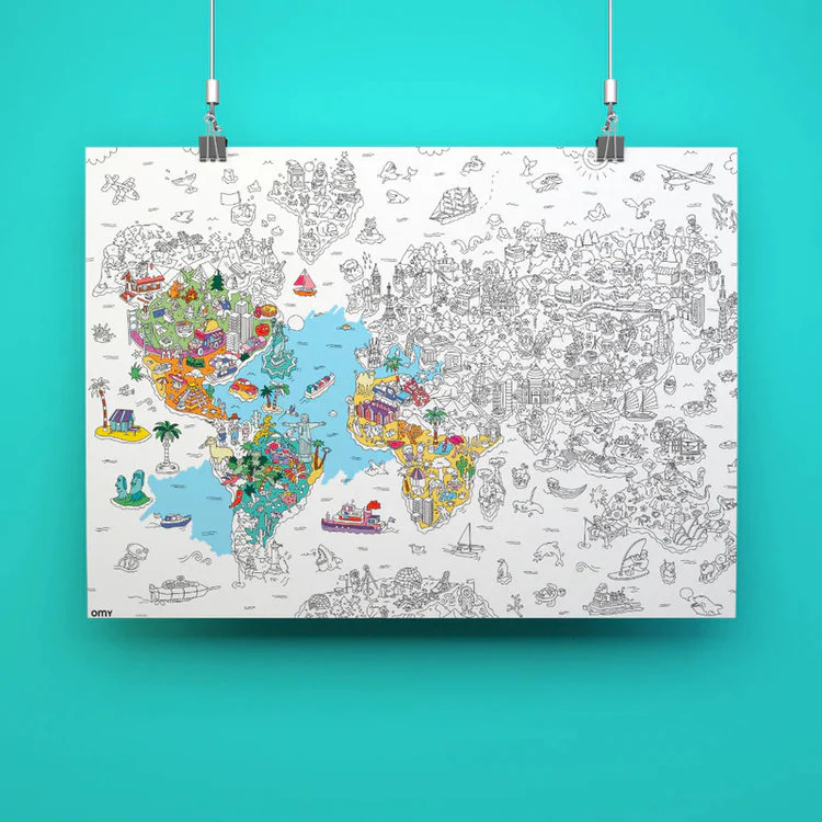 Omy - Coloring Poster - Atlas - Image 2