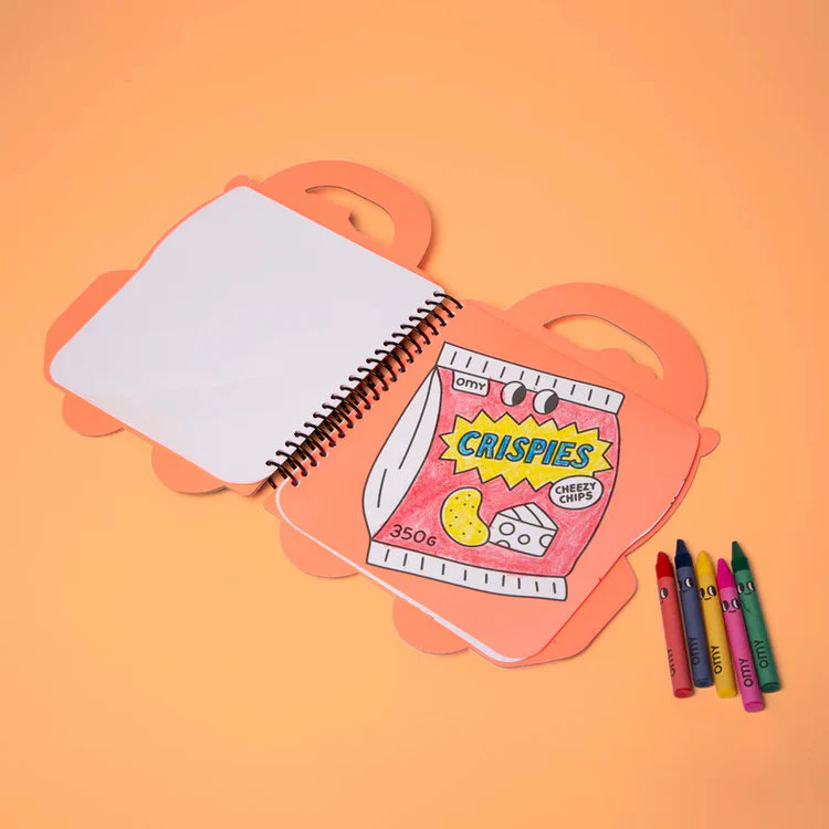 Omy - Super Colouring and Sticker Book - Yummy - Image 2