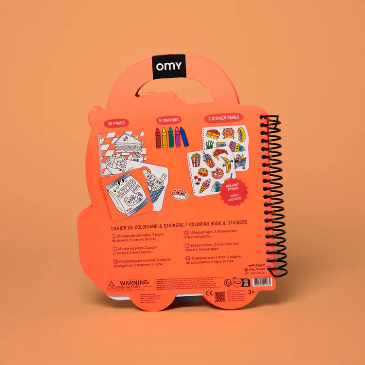 Omy - Super Colouring and Sticker Book - Yummy - Image 3